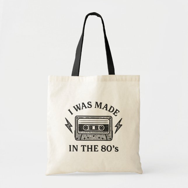 Bolsa Tote Feito Nos Anos 80 (Frente)