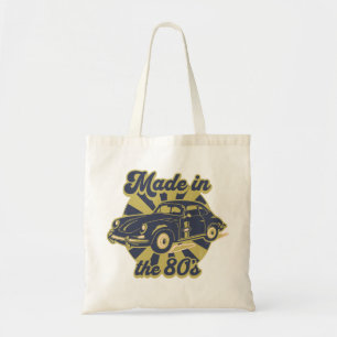Bolsa Tote feito nos anos 80 amantes de carros clássicos vint