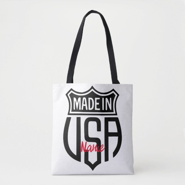 Bolsa Tote Feito nos EUA - Sinal Thunder_Cove (Frente)