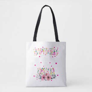 Bolsa Tote Felicidade é ser uma mãe não-floral de mimi