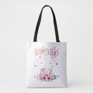 Bolsa Tote Felicidade É Um Dia de as mães Nene Floral Mimi