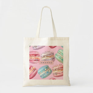 Bolsa Tote Felicidade Personalizada de Macaron Pastel Espuman