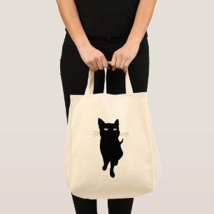 Bolsa Tote Felino giro de gato preto