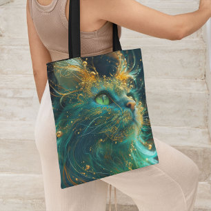 Bolsa Tote Felino Místico