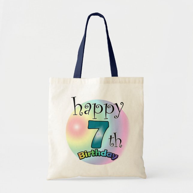 Bolsa Tote Feliz 7 Birthday (Frente)