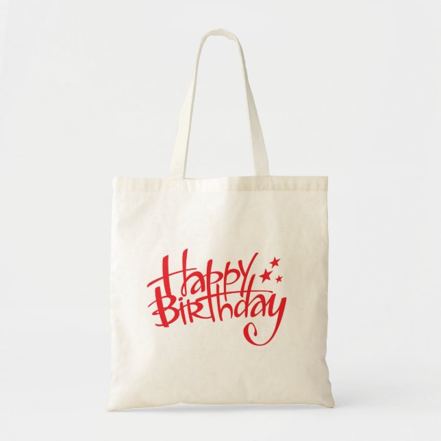 Bolsa Tote Feliz aniversário (Frente)