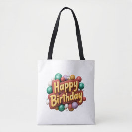 Bolsa Tote feliz aniversário