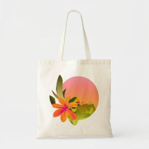 Bolsa Tote Feliz aniversário Floral Wreath