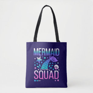 Bolsa Tote Feliz Aniversário Sereia Esquadrão-68296