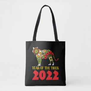 Bolsa Tote Feliz Ano Novo Chinês 2022 Ano do Tigre