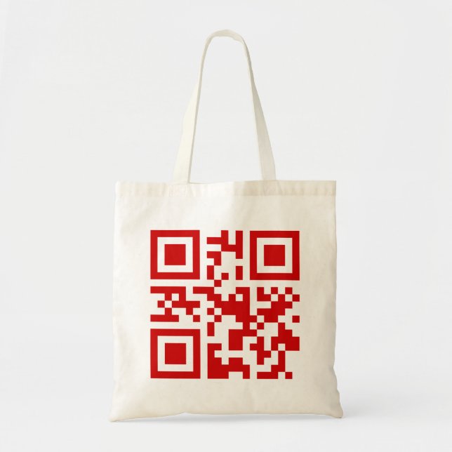Bolsa Tote Feliz ano novo! — Código QR (Frente)