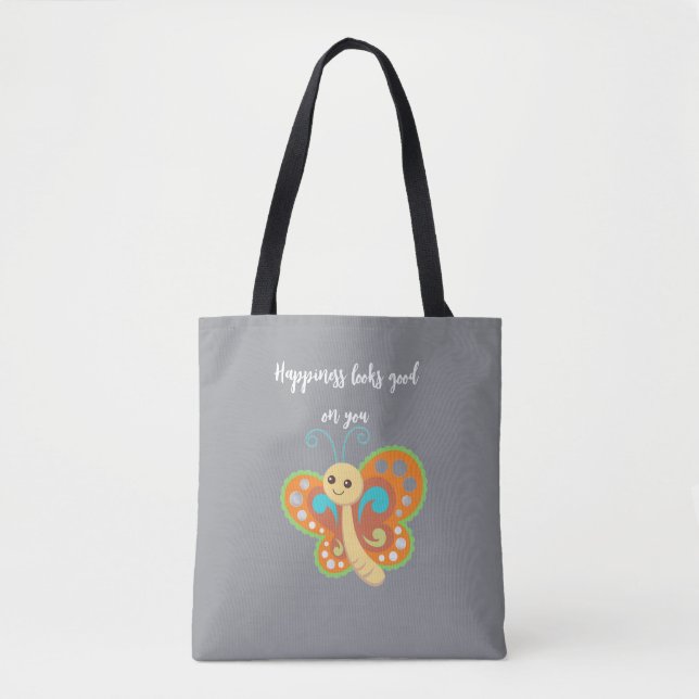 Bolsa Tote Feliz Buterfly (Frente)