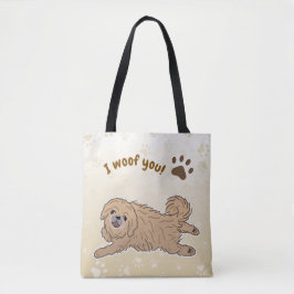 Bolsa Tote Feliz Cachorro Pekingês Ao Lover I Wows