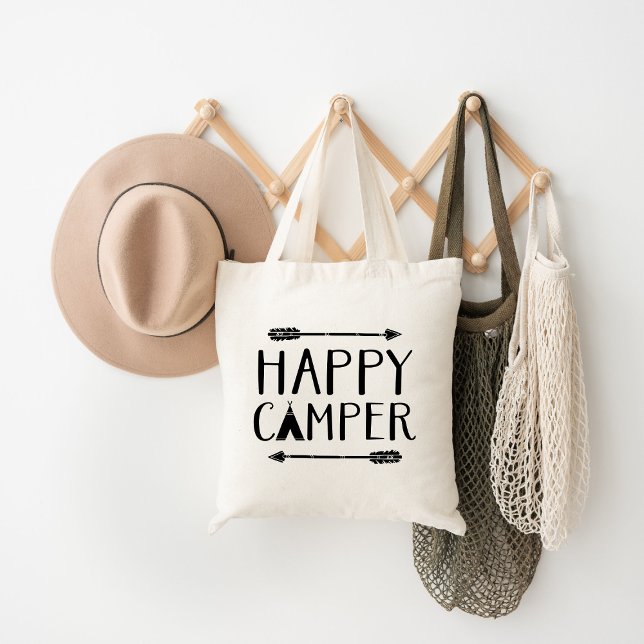 Bolsa Tote Feliz Camper (Criador carregado)