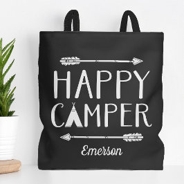 Bolsa Tote Feliz Crianças Camper Monograma