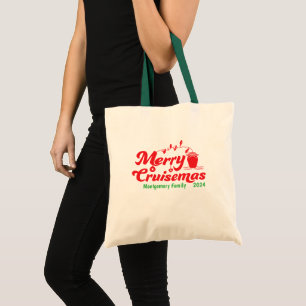 Bolsa Tote Feliz Cruisemas Família Personalizada