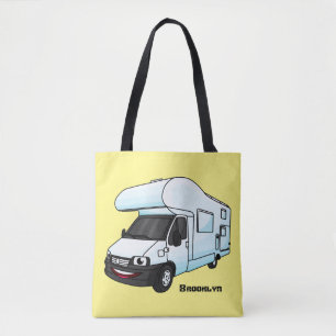 Bolsa Tote Feliz desenho animado da câmera