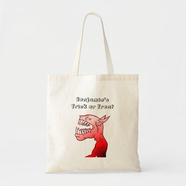 Bolsa Tote Feliz Dia das Bruxas Ghoul (Frente)