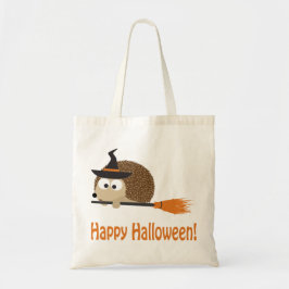 Bolsa Tote Feliz Dia das Bruxas! Hedgehog Witch