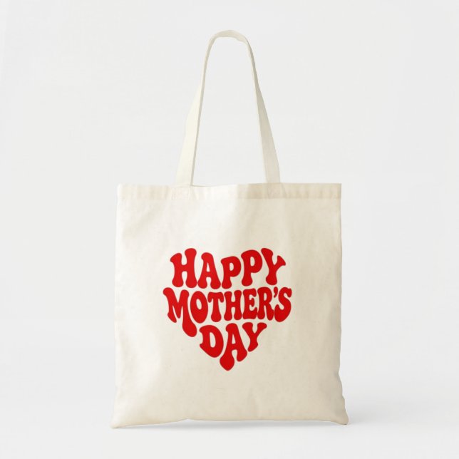 Bolsa Tote Feliz Dia das Mães (Frente)