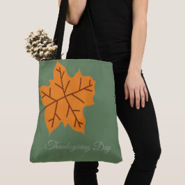 Bolsa Tote Feliz Dia de Ação de Graças, Outono, Moderno