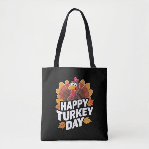 Bolsa Tote Feliz Dia de Ação de Graças Presente de Feriado do