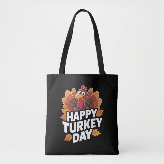 Bolsa Tote Feliz Dia de Ação de Graças Presente de Feriado do (Frente)