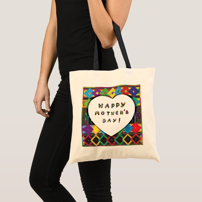 Bolsa Tote Feliz dia de as mães Tote Bag (Criador carregado)