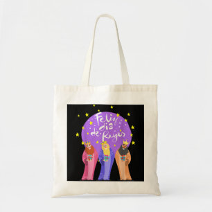 Bolsa Tote Feliz Dia De Reyes Christmas  Happy Three Kings Da