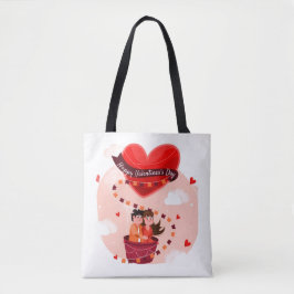 Bolsa Tote Feliz Dia dos Namorados