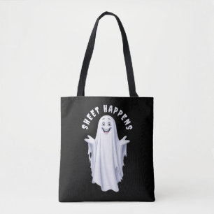 Bolsa Tote Feliz Fantasma Engraçado