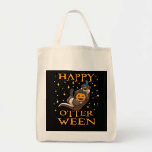 Bolsa Tote Feliz Figurino de Dia das Bruxas do Mar Negro