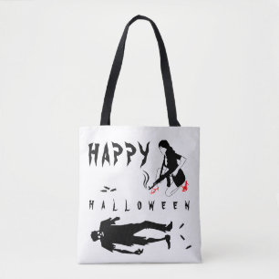 Bolsa Tote Feliz Halloween Costume engraçado