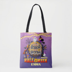 Bolsa Tote Feliz Halloween É Felebração da Época Spooky
