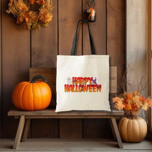 Bolsa Tote Feliz Halloween Graphic