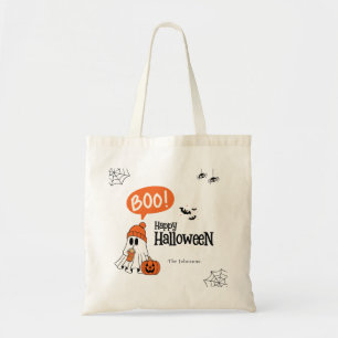 Bolsa Tote Feliz Halloween Moderno