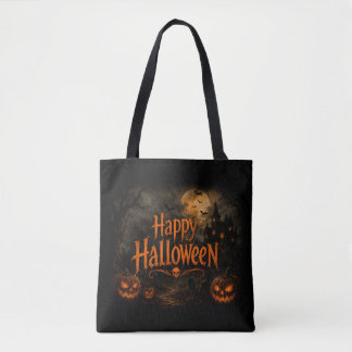 Bolsa Tote Feliz Halloween Noite Assombrada – Halloween Assus