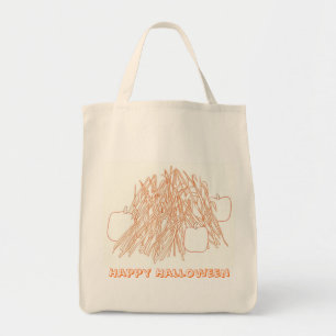 Bolsa Tote Feliz Halloween Pumpkins & Corn Stalks bolsas