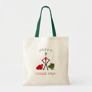 Bolsa Tote Feliz Holerdays 2 - falido para o Natal.