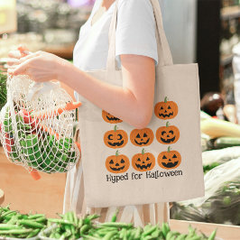 Bolsa Tote Feliz Jack-O-Lanternas Halloween