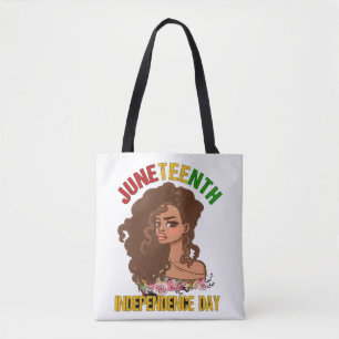 BOLSA TOTE  FELIZ JUNETEENTH 2025