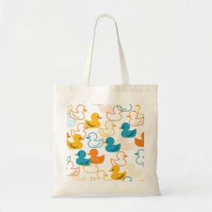 Bolsa Tote Feliz Nadar um Paddling de Patos Padrão II