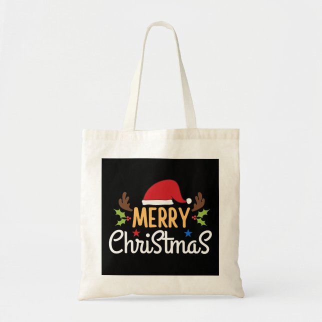 Bolsa Tote Feliz Natal (Frente)
