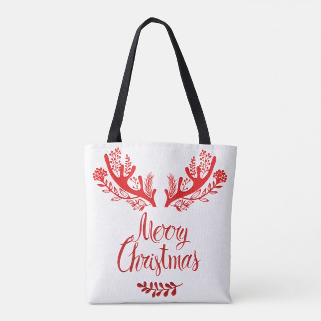 Bolsa Tote feliz natal (Verso)