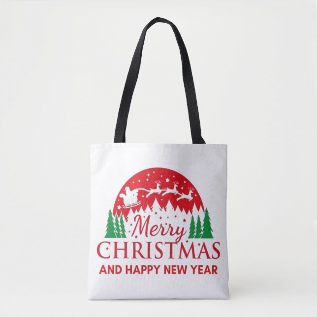 Bolsa Tote Feliz Natal (Frente)