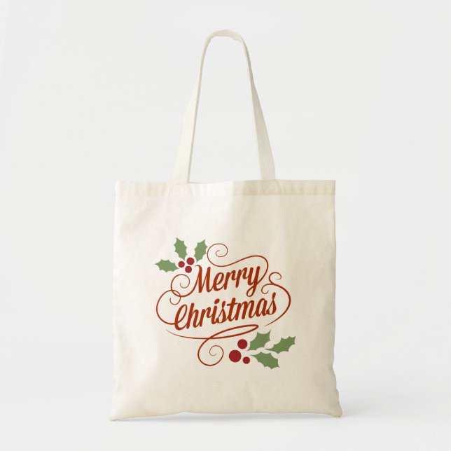 Bolsa Tote Feliz Natal (Frente)