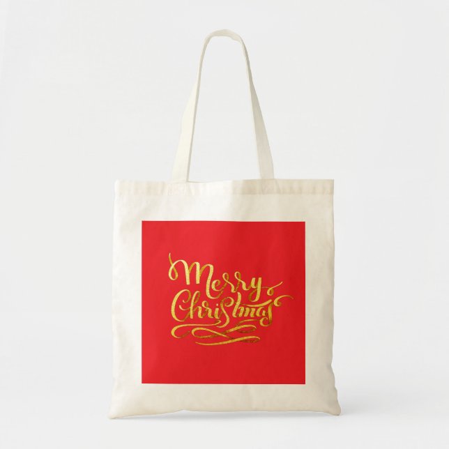 Bolsa Tote Feliz Natal (Frente)