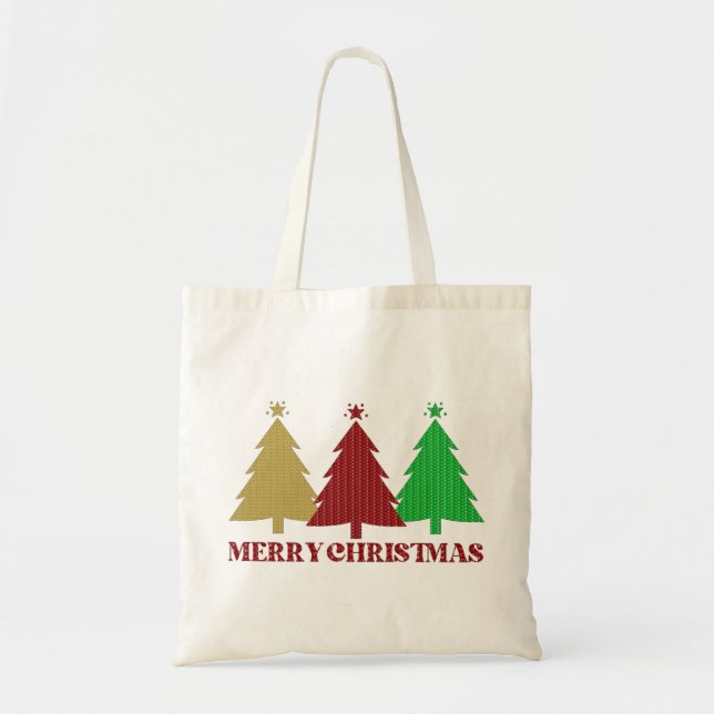 Bolsa Tote Feliz Natal (Frente)