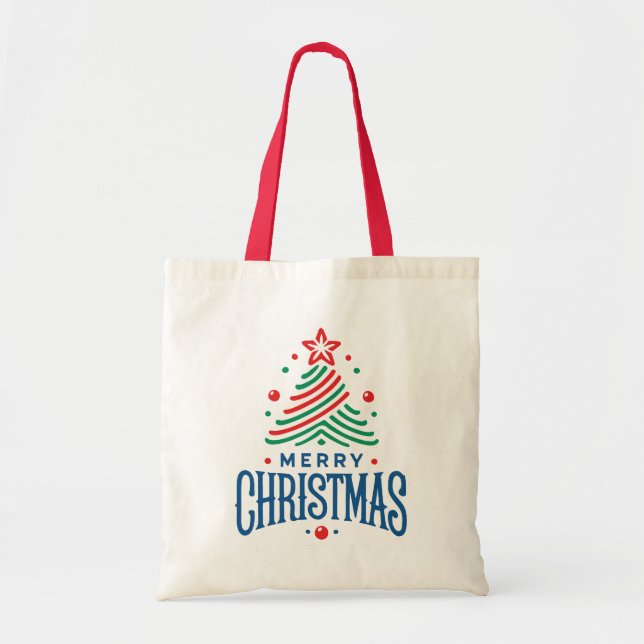 Bolsa Tote Feliz Natal 1 (Frente)