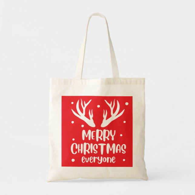 Bolsa Tote Feliz Natal a Todos (Frente)